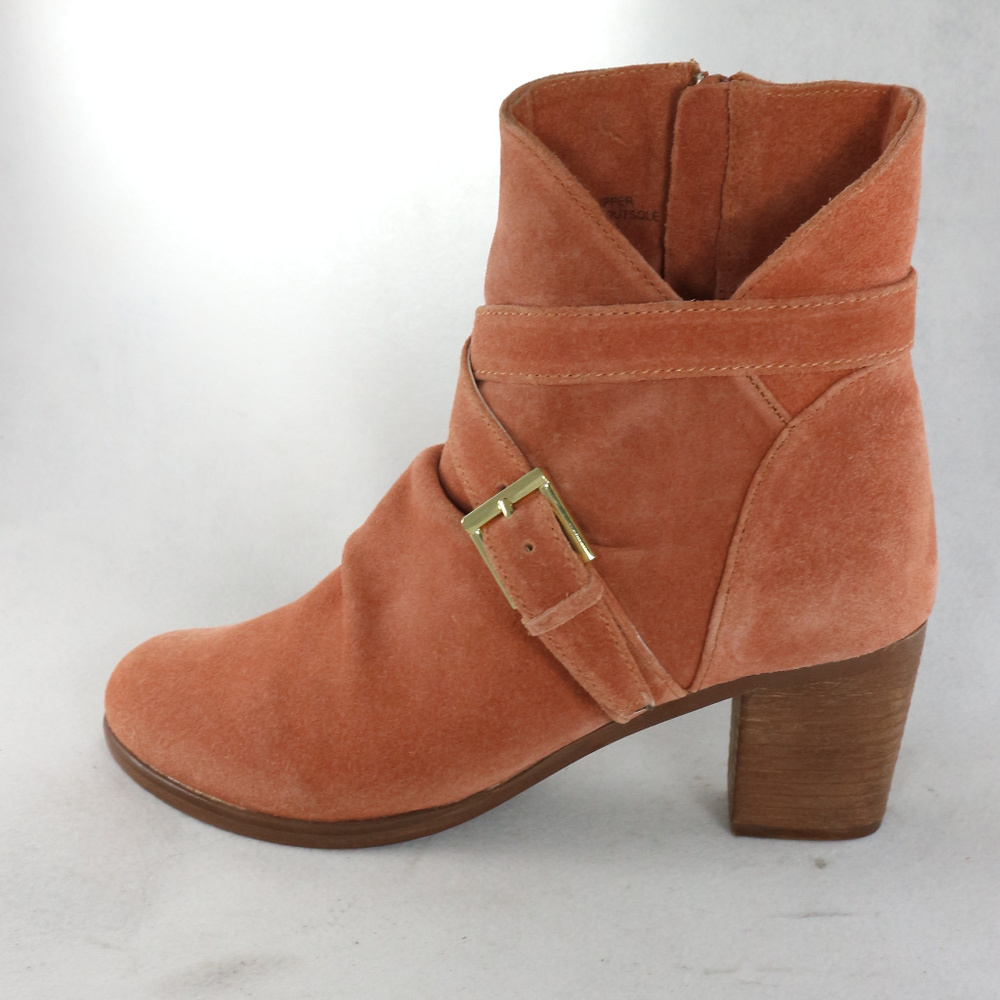 New MATISSE Rust "Harper" Orange Suede Boots - Picture 2 of 8